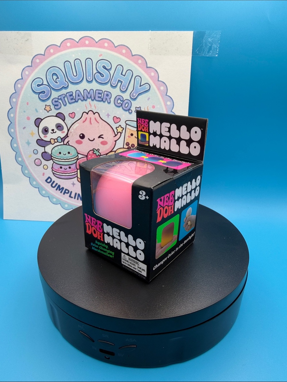 Pink Squishy Sensory Toy - NeeDoh mello mallo